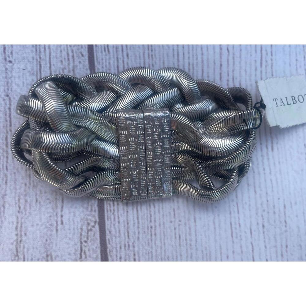 Talbots Silver Tone Magnetic Bracelet